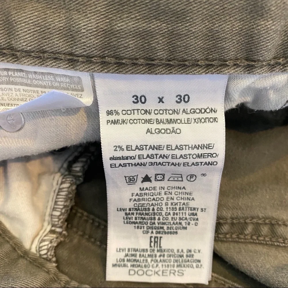 Men’s dockers denim straight fit leg jeans 30x30 - Picture 4 of 6